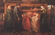 Dante Gabriel Rossetti Dantes Dream oil painting reproduction
